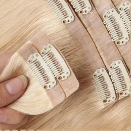 Seamless 7 piece clip-in extension